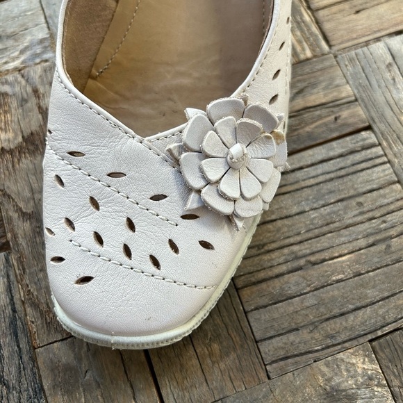 Hotter Mexico STD Comfort Concept Leather Flower Flat Size 5 - Picture 7 of 9